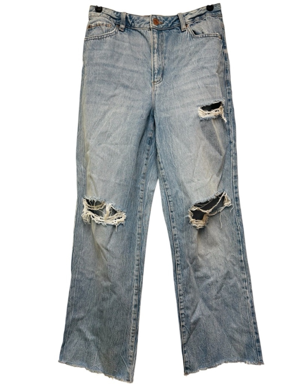 Garage Denim Jambe Large Wide Leg Jeans